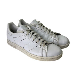 Adidas Stan Smith White Leather Sneakers  Men's 6 ½ Women's 8